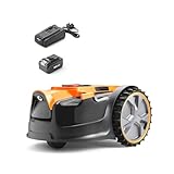 LawnMaster OcuMow® 16 Drop and Mow Robot Lawnmower with MX 24V...