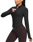 QUEENIEKE Women's Running Jacket Slim Fit Gym Tops Light Long...