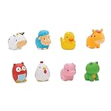 Munchkin Floating Farm Animal Themed Rubber Bath Squirt Toys for...