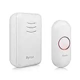 Byron DBY-22311 Wireless Portable Doorbell Set, 150 m Range, 16...