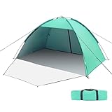 Beach Tent, Portable Beach Camping Tent for 1-3 Person Anti-UV...