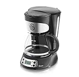Swan SK13130N Programmable Coffee Maker with Keep Warm Function,...