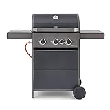 Tower T978501 Stealth 3000 Three Burner Porcelain Gas BBQ with...