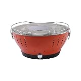 Yard Force Portable Charcoal Barbecue with Built-in Fan and USB...