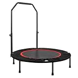 LN COZY CORNER Foldable Fitness Trampoline, Max 485lbs(220kg),...