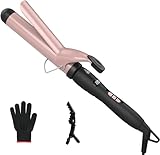 Pretfy Automatic Hair Curler, 1.25' Curling Tongs, 32mm Curling...