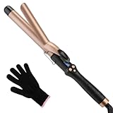 Curling Tongs 25mm for Medium and Long Hair Professional...
