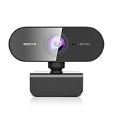 Webcam for PC with Microphone, HD 1080P Streaming Web Cam for...