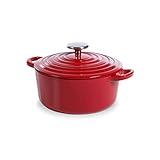 BK Cookware German Enamelled Iron, 20 cm/2.5 Litre Dutch Oven...