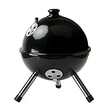 AMOS Portable 12' Charcoal Barbeques Grill, Black