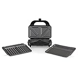 Tower T27020 3-in-1 Deep Fill Sandwich Maker with Interchangeable...