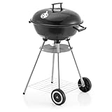 House of Home 45cm Kettle Charcoal BBQ Grill – Portable Round...