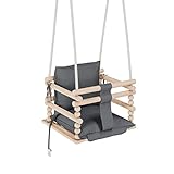 MAMOI Baby Swing Set, Wooden Swing, Ideal as Baby Swing Outdoor,...