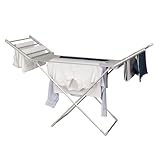 Status Heated Clothes Airer | Aluminium Clothes Drying Rack |...