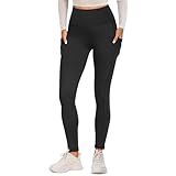 FOTOCITI Gym Leggings for Women with Pockets Black High Waisted...