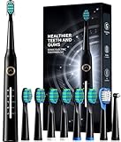 Electric Toothbrush, Sonic Toothbrushes with 8 Brush Heads 40000...