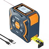 CIGMAN Digital Laser Tape Measure, CT-50 Laser Measure Device...