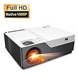 Full HD Projector Artlii Native 1080P Projector 300" Display...