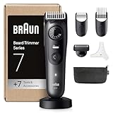 Braun Beard Trimmer Series 7, +7 Barbering Tools, Lifetime Sharp...