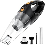 Powools Handheld Vacuum Cordless with 2 Filters, Car Vacuum...