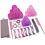 Hair Rollers With Clips–38 Pcs Set-18 Velcro Rollers For Hair-3...