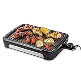 George Foreman 25850 Smokeless Electric Grill, Indoor BBQ and...