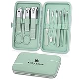 Manicure Set 10pcs Professional Nail Clippers Kit Pedicure Care...