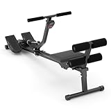 Huzevay Rowing Machine Foldable for Home Use 12 Adjustable...