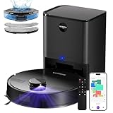MONSGA Robot Vacuum with Mop, 5000Pa Strong Suction, Lidar...