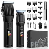 Professional Hair Clippers and Beard Trimmer for Men, Cordless...