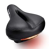 Dripex Gel Bike Seat Bicycle Saddle - Comfort Cycle Wide Cushion...