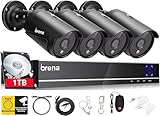 Brena CCTV Camera Systems, 5MP Cameras & 5MP DVR 8 Channel Face &...