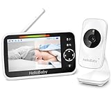 HelloBaby 5' Baby Monitor, 30-Hours Battery Life,Baby Monitor...