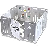 Venture All Stars Duo Baby Playpen, Large Plastic Play Pen with...