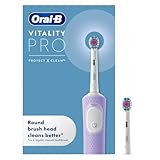 Oral-B Vitality Pro Electric Toothbrushes Adults, 1 Handle, 2...