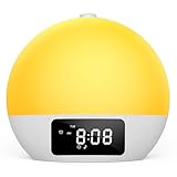 Wake-up Light, Sunrise/Sunset Alarm Clock, 9Min Snooze, Bedroom...