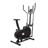 XS Sports 2 in 1 Elliptical and Stationary Exercise Bike -...