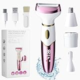 PKBD 4 in 1 Electric Bikini Trimmer Lady Shavers for Women, Women...