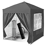 Pop Up Gazebo, Gazebo with Removable Sidewalls, Sturdy Frame,...