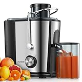 Juicer Machines FOHERE, 600W Juicers Whole Fruit and Vegetable,...