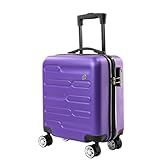 SA Products Purple Cabin Suitcase 45x36x20cm - Lightweight...