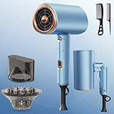 Hair Dryer【Foldable & 20M Ions】 2000W Professional, Fast Dry...