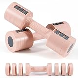 JF HOME BLISS Dumbbells Set Women Adjustable 4-in-1 Weights...