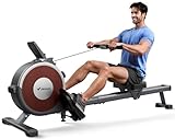 MERACH Rowing Machine for Home Gym, Magnetic Rower with 16 Levels...