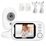 HomeRevel Baby Monitor with Camera and Night Vision, 3.5 Inch...