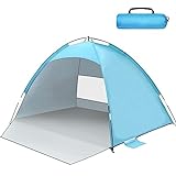Beach Tent for 2-3 Person with UPF 50+ UV Protection, Lightweight...
