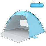 Beach Tent for 2-3 Person with UPF 50+ UV Protection, Lightweight...