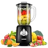 SHARDOR Blender with 700W,Powerful Blender Smoothie Maker with 6...