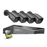 SANNCE 8 Channel 1080P Outdoor CCTV Camera System, 4pcs 1080P...