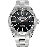 Alpina Men Analog Swiss Automatic Watch with Stainless Steel...